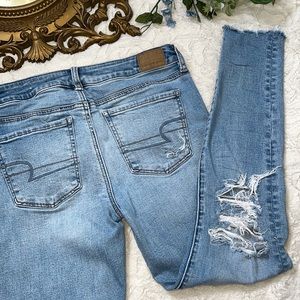 American Eagle Jeggings size 6 Super Stretch